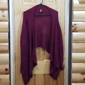 Copper key knitted sweater cardigan